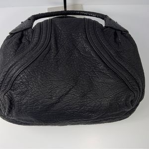 Fendi Black Leather Spy Bag Hobo